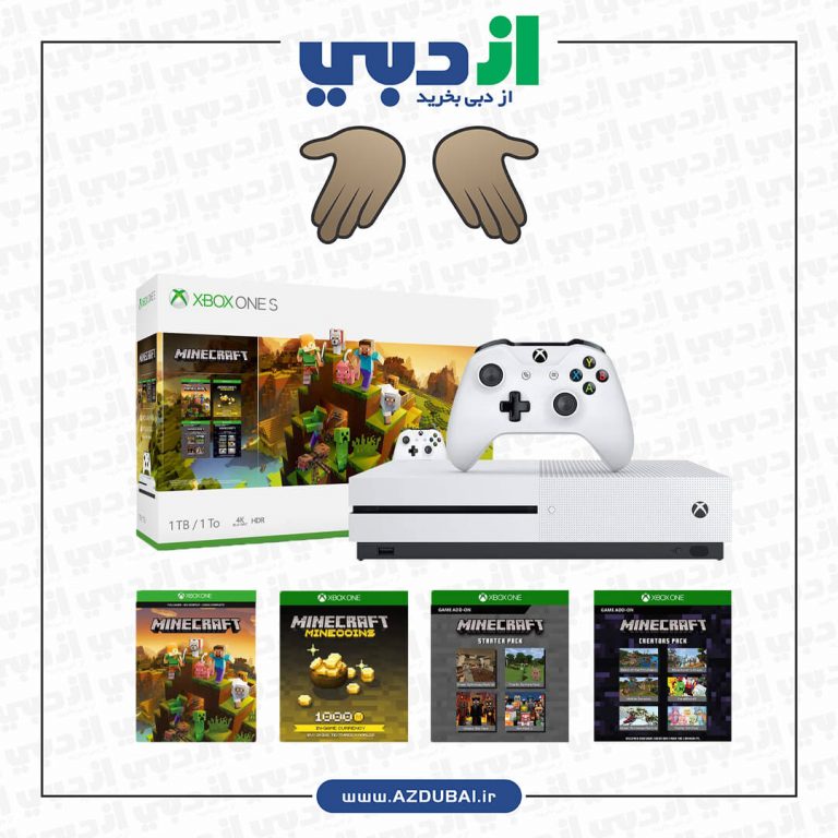 کنسول بازی Xbox One S باندل Minecraft Creators – ظرفیت 1 ترابایت
