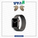 اپل واچ سری 7 استیل سلولار گرافیت با بند میلانس لوپ