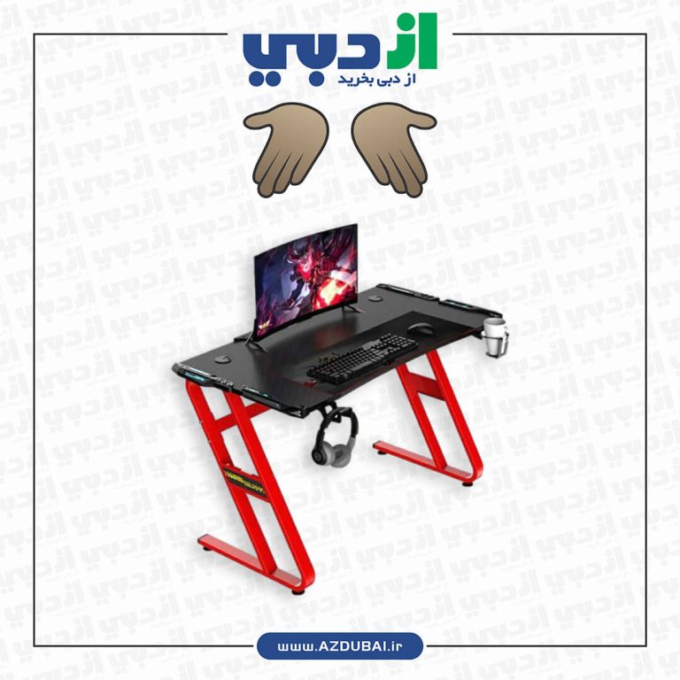 میز گیمینگ بلک ولف Black Wolf Gaming Desk BWGD-F1 Black