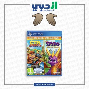 بازی Crash Team Racing Nitro-Fueled و بازی Spyro Reignited Trilogy - نسخه PS4