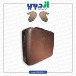 کیف ضد ضربه PS5 – طرح چرم قهوه‌ای