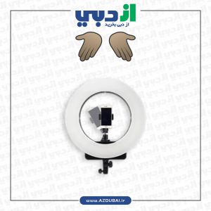 رینگ لایت فوق حرفه‌ ای مدل FE 580 III همراه با پایه