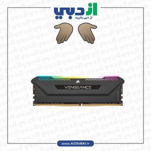رم کورسیر VENGEANCE RGB PRO SL Black 16GB 8GBx2 3600MHz CL18