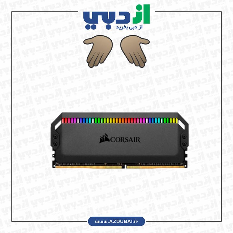 رم کورسیر Dominator Platinum RGB Black 32GB 16GBx2 4000MHz CL19