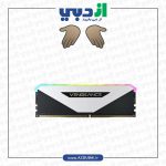 رم کورسیر VENGEANCE RGB RT White 16GB 8GBx2 3200MHz CL16 DDR4