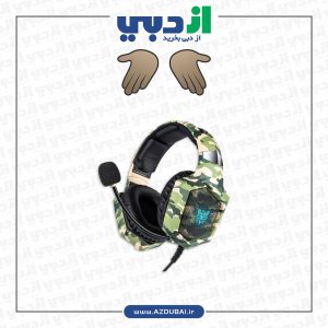 هدست گیمینگ Onikuma K8 - سبز ارتشی
