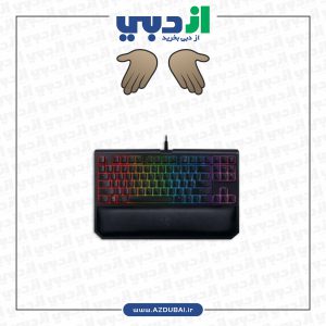 کیبورد گیمینگ Razer - مدل BLACKWIDOW CHROMA V2 Tournament Edition Yellow Switch