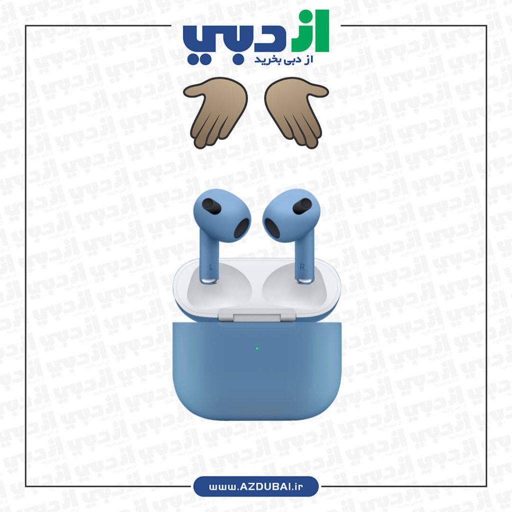 ایرپاد 3 اپل رنگ آبی آسمانی مات