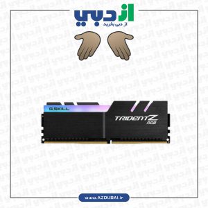 رم جی اسکیل Trident Z RGB Black 64GB 32GBx2 3200MHz CL16