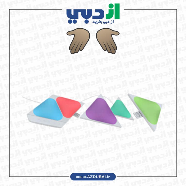 پنل هوشمند روشنایی 5 تکه نانولیف مدل Mini Nanoleaf Triangle Starter Kit