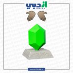 لامپ رومیزی Paladone مدل The Legend of Zelda Green Rupee Icons Light