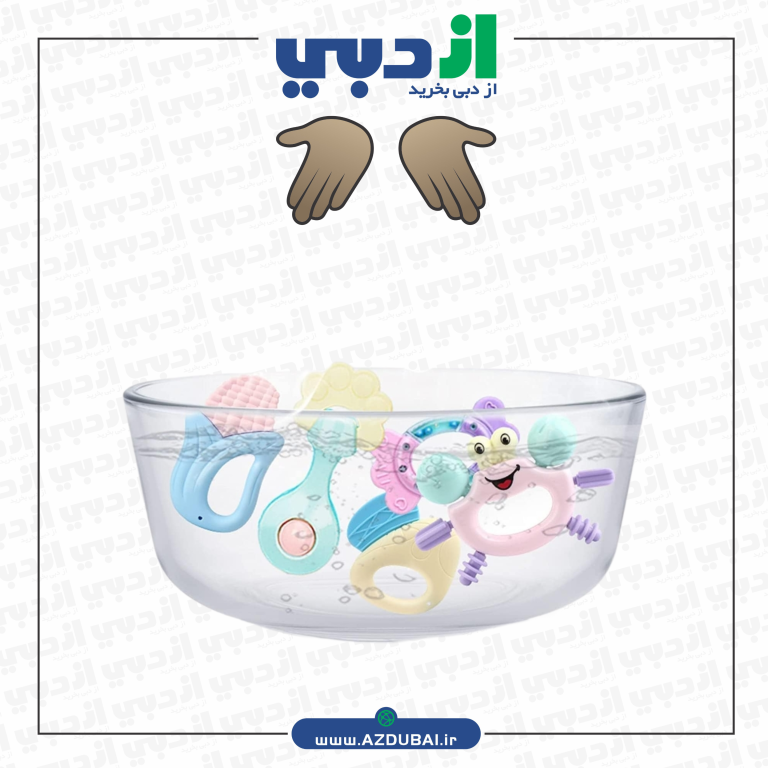 جغجغه اسباب بازی دندان گیر کودک baby teethibg toy rattle