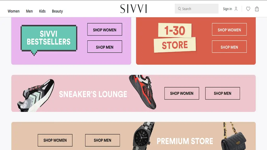 خرید از سایت SIVVI از دبی