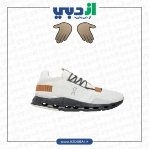 On Cloudnova White Pecan سفید فندقی