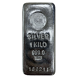 1000 Gram Silver Bar Emirates Gold