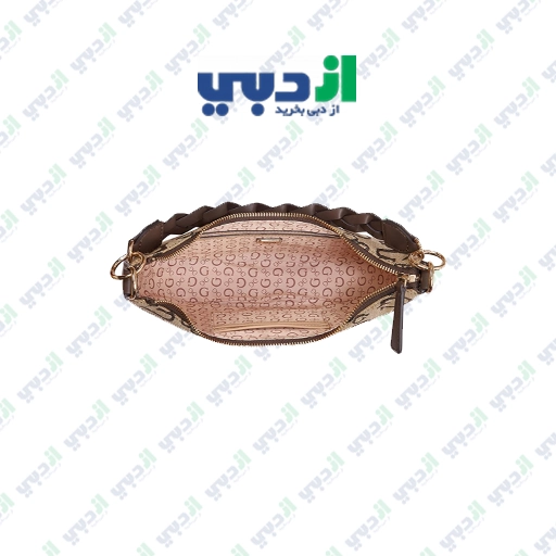 کیف زنانه Guess مدل Monica Mini Hobo رنگ Brown