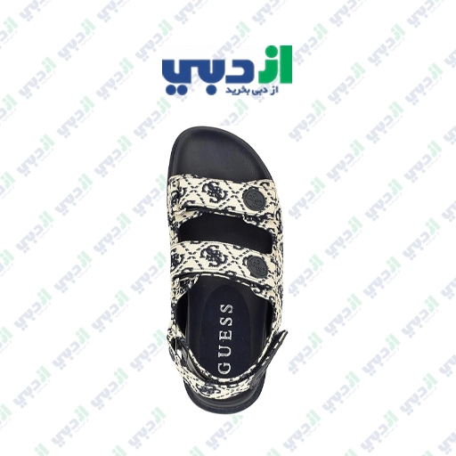 صندل زنانه GUESS مدل Fadey رنگ شیری و سرمه ای