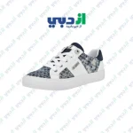 کفش اسنیکر GUESS مدل LOVEN رنگ سفید و سرمه ای