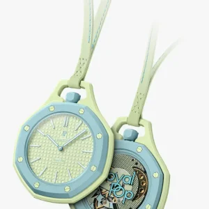 ساعت جیبی Swatch x AP مدل Royal Pop BLAUE ACHT Blue/Light Green